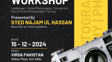 Kot Addu Photography Workshop By Syed Najam ul Hassan